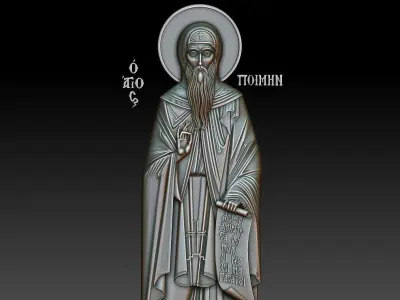 Saint Pimen the Great 3D model
