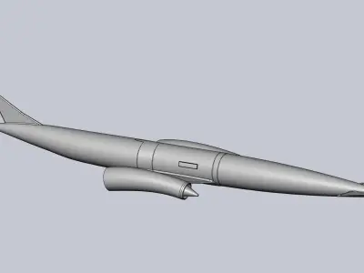 Skylon Spaceplane Printable Model 3D print model