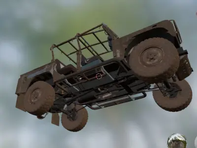 suv outerland Low-poly 3D model