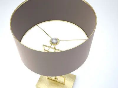 Modern luxurious table lamp - Porta Romana Salperton 3D model