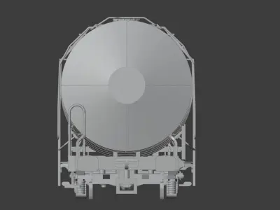 H0 1-87 scale Zacens 80 tank car 3D print model