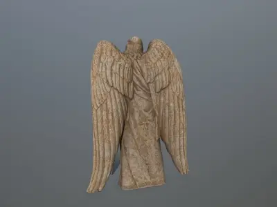 greek statue 3 Low-poly 3D model