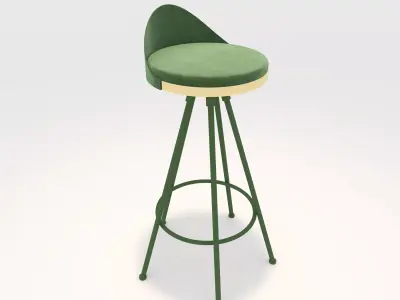 Bar Stool 4 3D model