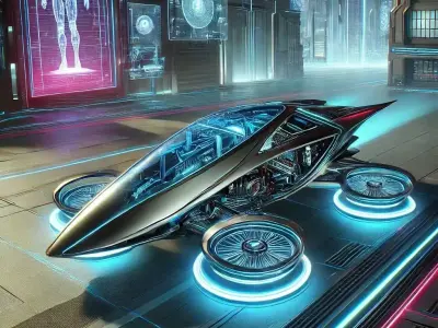 Neo Glide Hover Racer 3D model