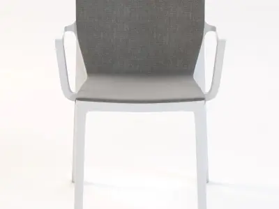 Kristalia Lp Armchair Padded 3D model