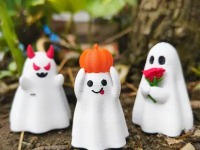 Halloween Special - Cute Boo Ghost collection 3D print model
