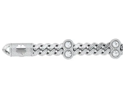 Chain Bracelet 4591 3D print model