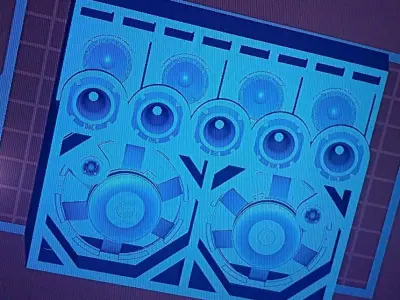 Caixa trio som automotivo 3D print model