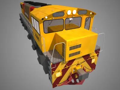Locomotive QR National Class 2390 3D model
