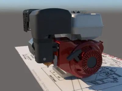 Motor 13HP  3D model