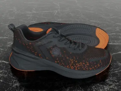 LUMBERJACK BITTE 2 FX 3D SHOES  Low-poly 3D model