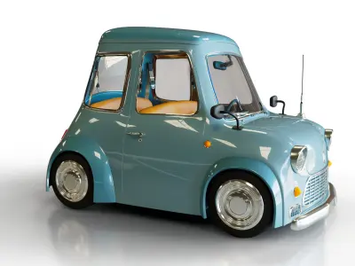 Toon Car 3D model purchase