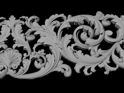 dekor ornament 3D model 21