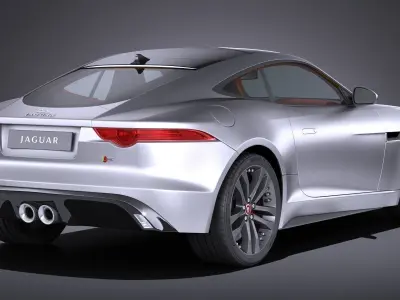 Jaguar F-Type S Coupe 2017 3D model