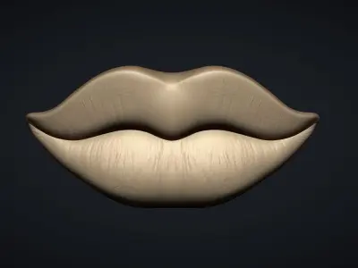 Figurine Lips  for CNC or 3D Print STL 3D print model