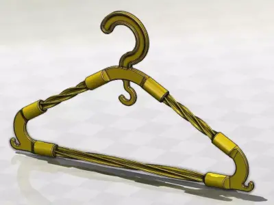 Modular decorative hanger 3D Model Free 3D print model