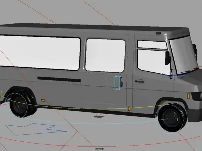 SchoolBus school bus 3D model
