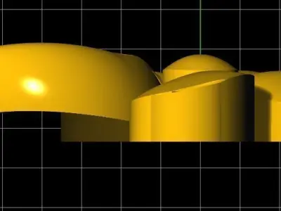 Flower Earrings 3dm file Free 3D print model