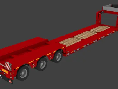 Kassbohrer low loader 3D model