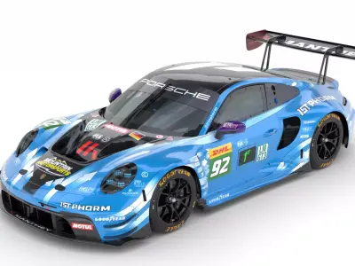 Porsche 911 GT3 R LMGT3 2025 3D model