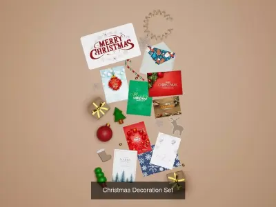 Christmas Set 3D Model Collection