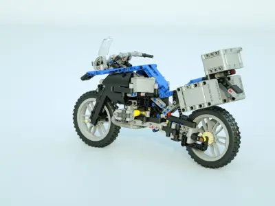 LEGO motorcycle 3D model