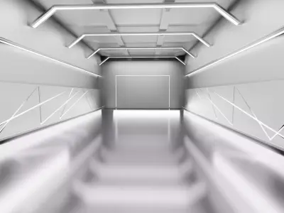 Car Garage to Loft Style Low-poly 3D model