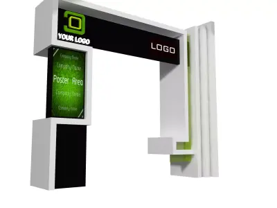 Fair Gate exhibition Event a442c 3D model