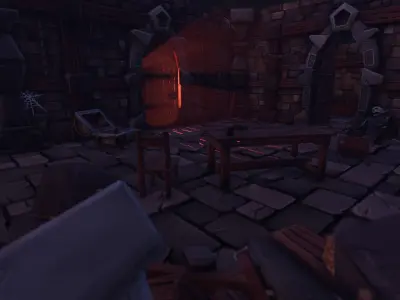 Old Dungeon Low-poly 3D model