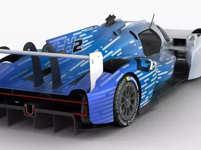 Toyota GR LH2 Racing Concept 2025 3D model