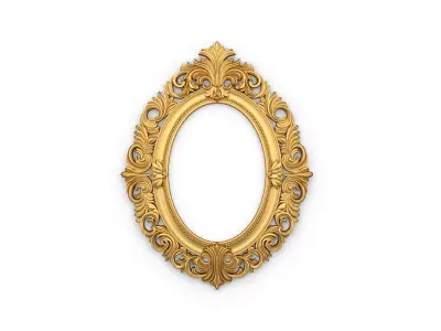 Classic mirror frame 01 3D print model