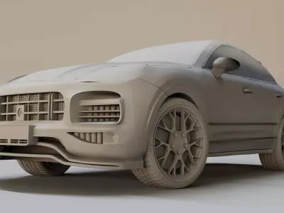 Porsche Cayenne GTS Coupe 2019 3D model