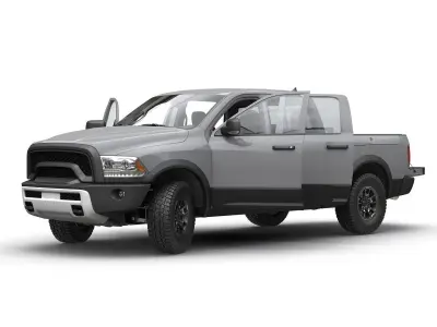 Generic Pickup 2 Simple Interior 3D model