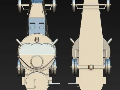 Mgebrov Armoured Cars 3D print model