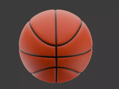 a 3d model for a basket ball  3D model