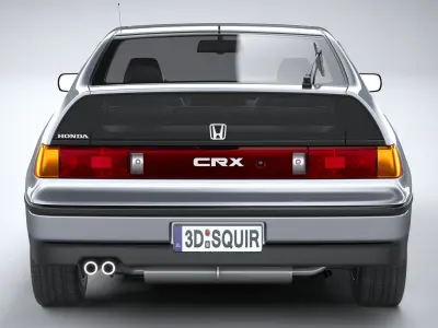 Acura Civic CRX II 1988 3D model