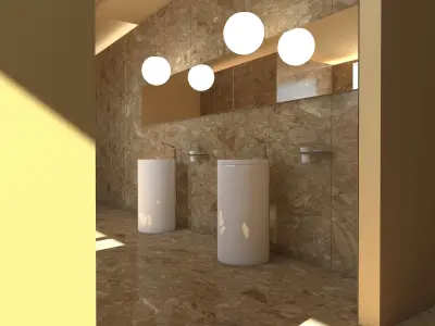 Bathroom 15 3D model