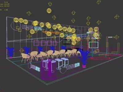 Exhibition - Area - 15X9-3DMAX2009-06 3D model