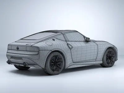 NISSAN Z Proto Concept 2020 Low-poly 3D model