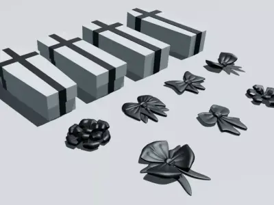 Modular gift coffin 3D model