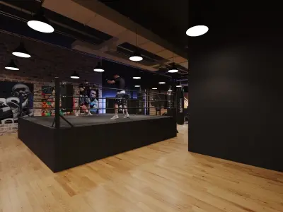 Modern gym design Free 3D model