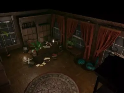 Victorian Interiors Low-poly 3D model