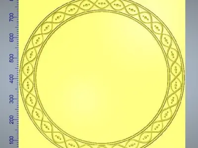 MIRROR FRAME SUN N MOON -SET- 3D print model