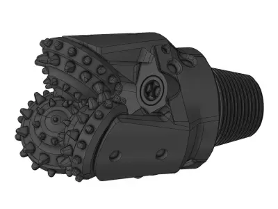 MINING DRILL BIT 3D model 3D model