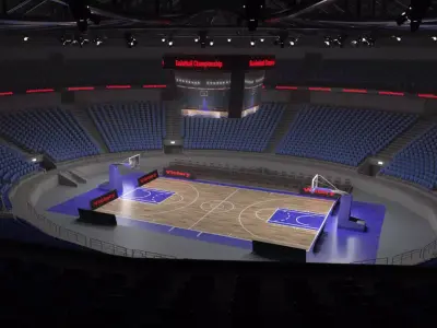 Basketball stadium  3D model