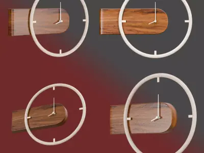 diy clocl wall 3D model