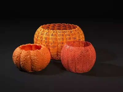 Pumpkin vases 3D print model