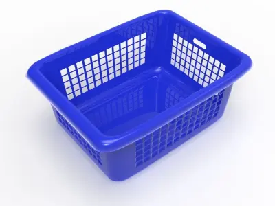 BASKET 01 Low-poly 3D model