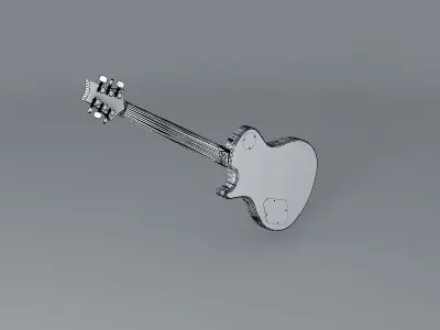 PRS style guitar Free 3D model