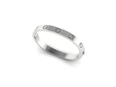 Bracelet Love size 16 3D print model